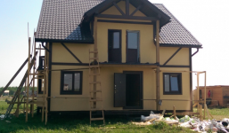 Дом по проекту Болеро в деревне Ексолово