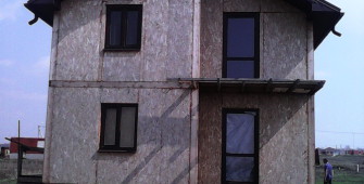 Белгородская область, пос. Разумное.  Дом по проекту Комфорт, 124 м.кв. 2014г